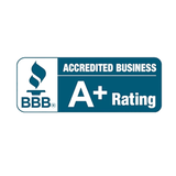 Better Business Bureau Accredited Business, A plus rating