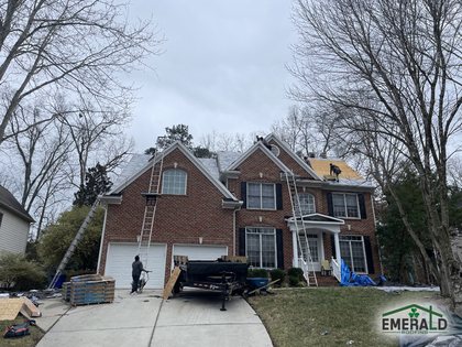 Roof Replacement by Emerald Roofing using Architectural shingle