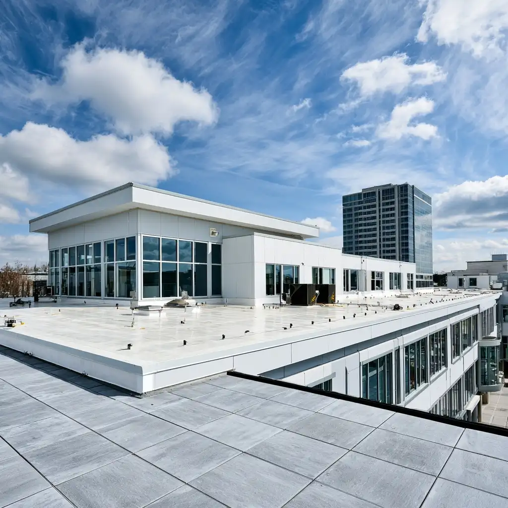 Flat roof services Raleigh NC for modern commercial roofing systems
