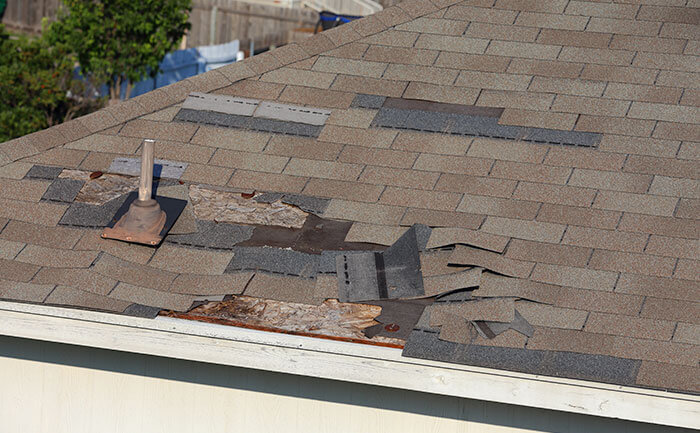 Examples Of Residential Roof Storm Damage