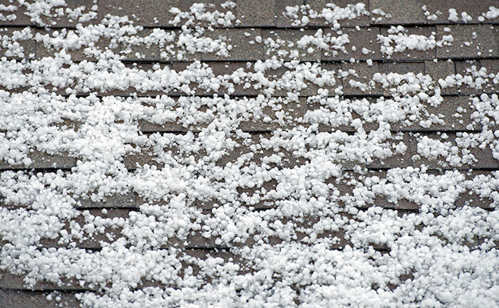 Examples Of Residential Roof Storm Damage